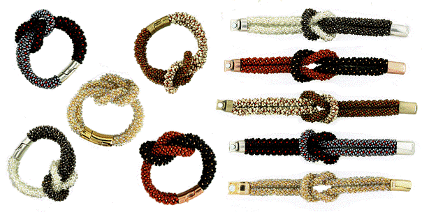 Assorted Kumihimo bracelets