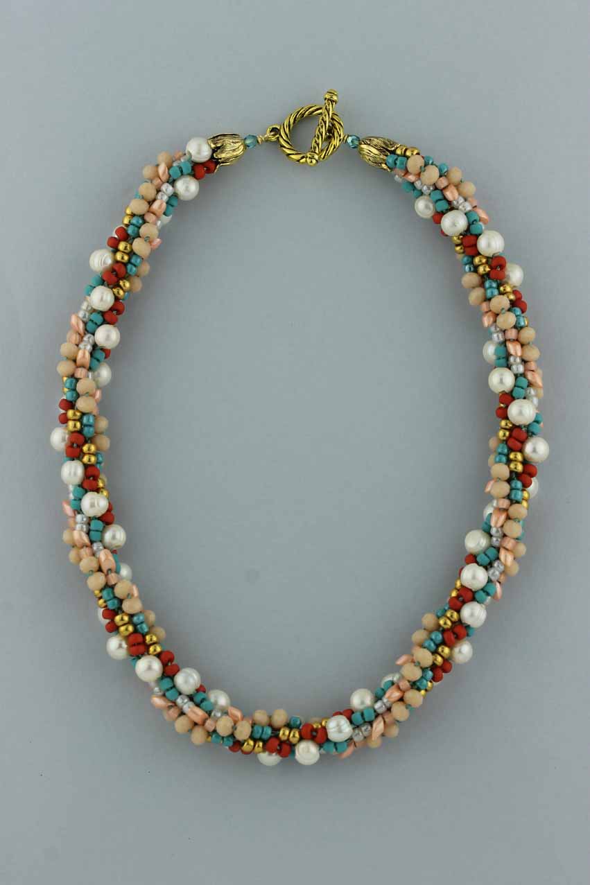 beaded necklace